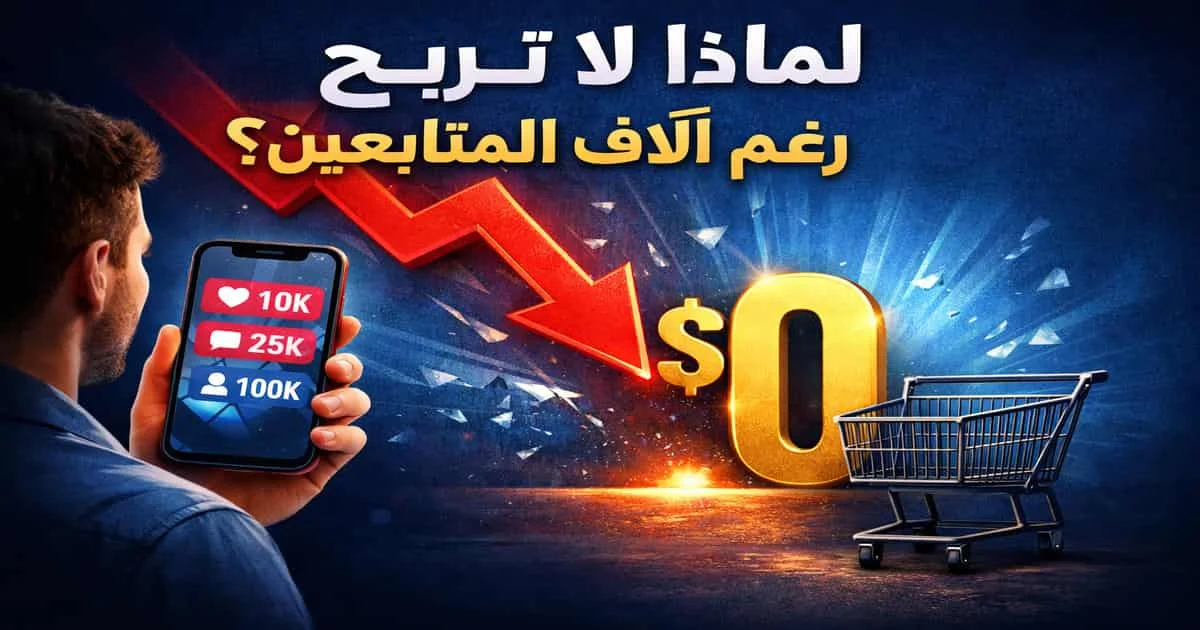 لماذا لا تربح من السوشال ميديا رغم آلاف المتابعين؟ 7 أسباب تمنعك من تحقيق المبيعات