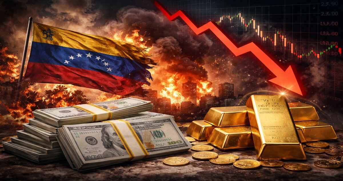 تقلبات الأسواق بعد فنزويلا وتأثيرها على الدولار والذهب في 2026