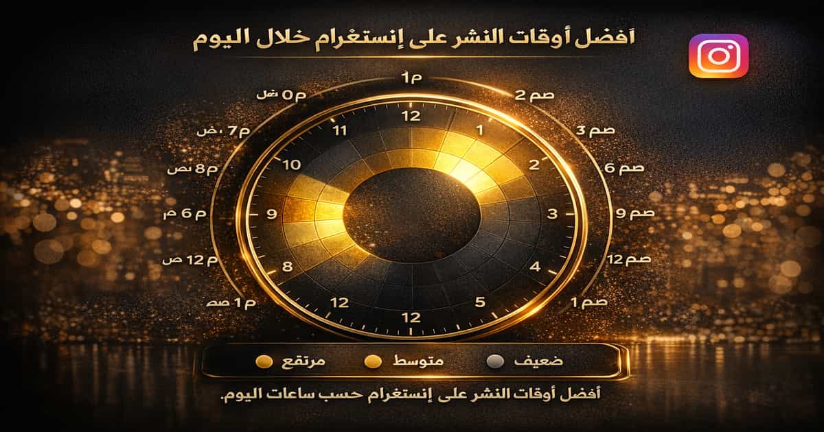 أفضل أوقات النشر على إنستغرام خلال اليوم حسب ساعات النشاط والتفاعل
