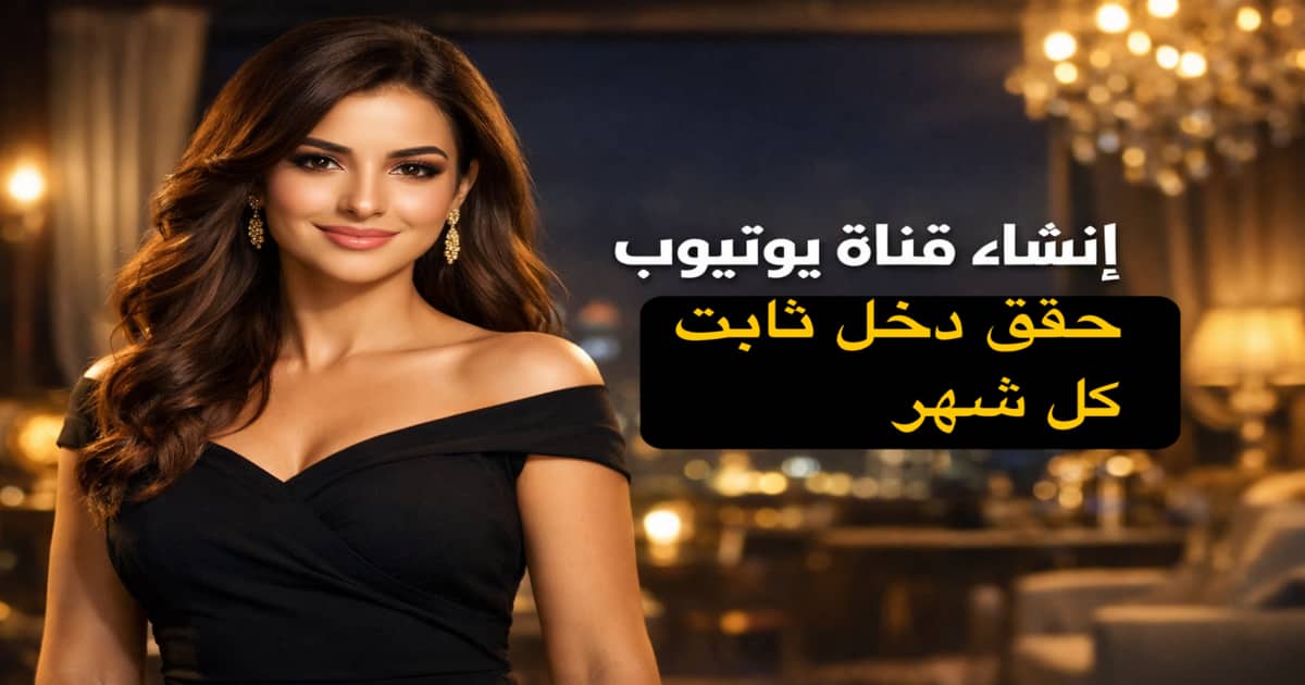 تصميم يوضح إنشاء قناة يوتيوب في 2026 مع مراحل النمو والربح وتفعيل القناة